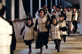 Evacuation des passagers